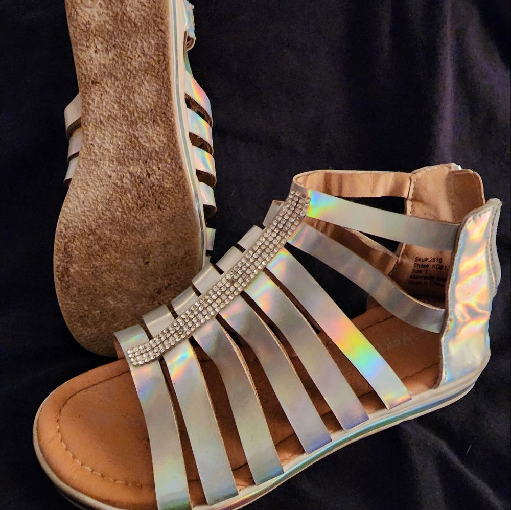 Girls gladiator sandals